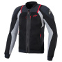 Motorradjacke Alpinestars Troop Air Pro Black Ash Gray Bright Red