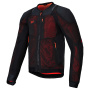 Motorradjacke Alpinestars Troop Air Pro Black Red Fluo
