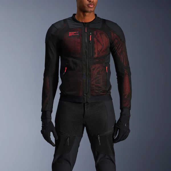 Alpinestars Troop Air Pro Black Red Fluo