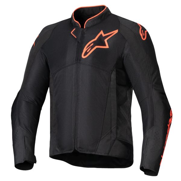 Motorradjacke Alpinestars Viper Air V4 Black Red Fluo Motorradjacke Alpinestars Viper Air V4 Black Red Fluo