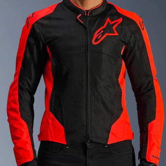 Alpinestars Viper Air V4 Red Fluo Black