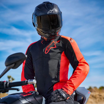 Alpinestars Viper Air V4 Red Fluo Black