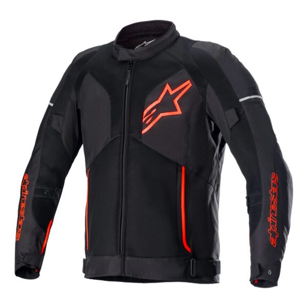 Motorradjacke Alpinestars Viper V3 Air Black Red Fluo