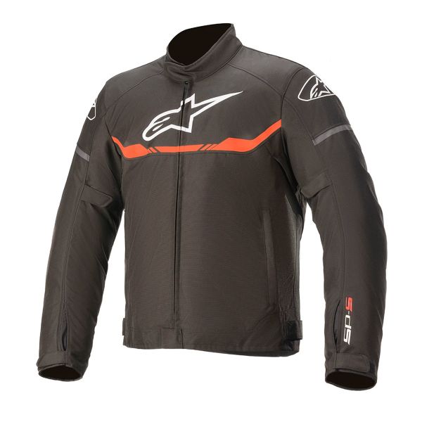 Motorradjacke Alpinestars Youth T-SPS Waterproof Black Red Fluo Motorradjacke Alpinestars Youth T-SPS Waterproof Black Red Fluo