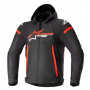 Motorradjacke Alpinestars Zaca Waterproof Black Bright Red White