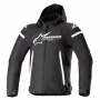 Motorradjacke Alpinestars Zaca Waterproof Black White
