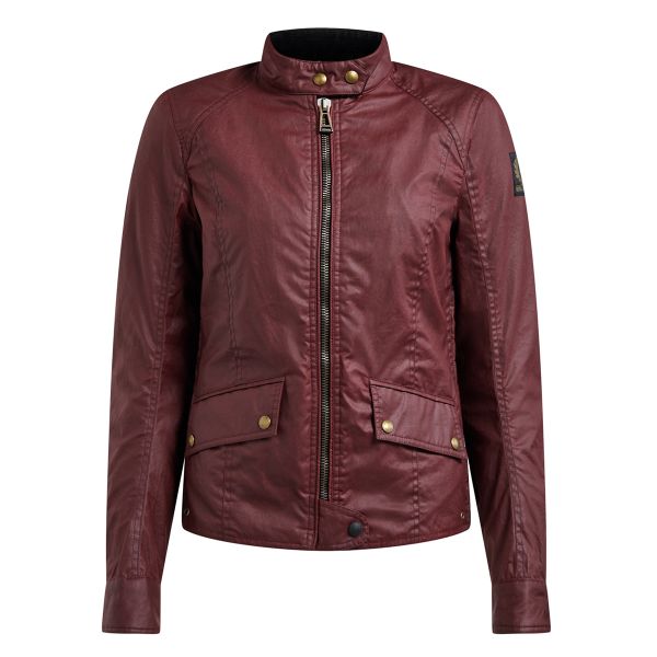 Motorradjacke Belstaff Antrim Lady Wax Coton Red Cardinal Motorradjacke Belstaff Antrim Lady Wax Coton Red Cardinal