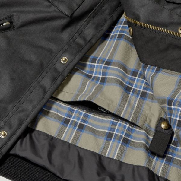 Belstaff Brooklands Jacket Wax 8oz Black