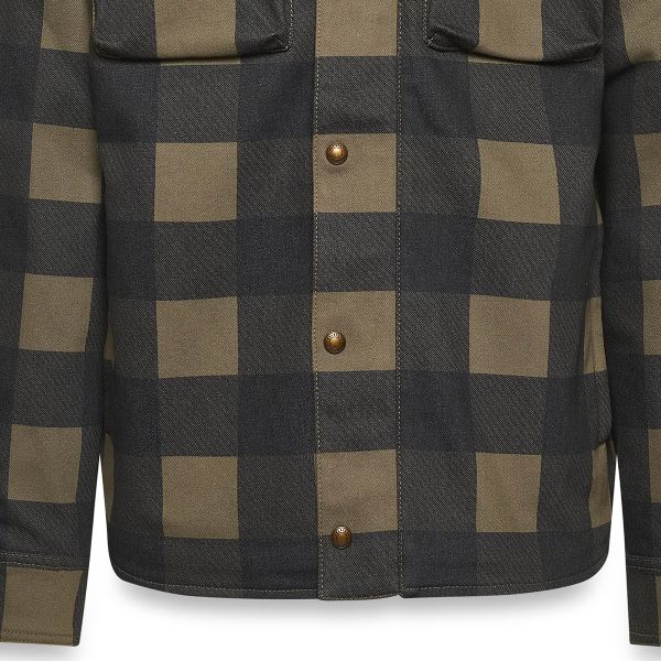 Belstaff Hemd Mansion Olive Black