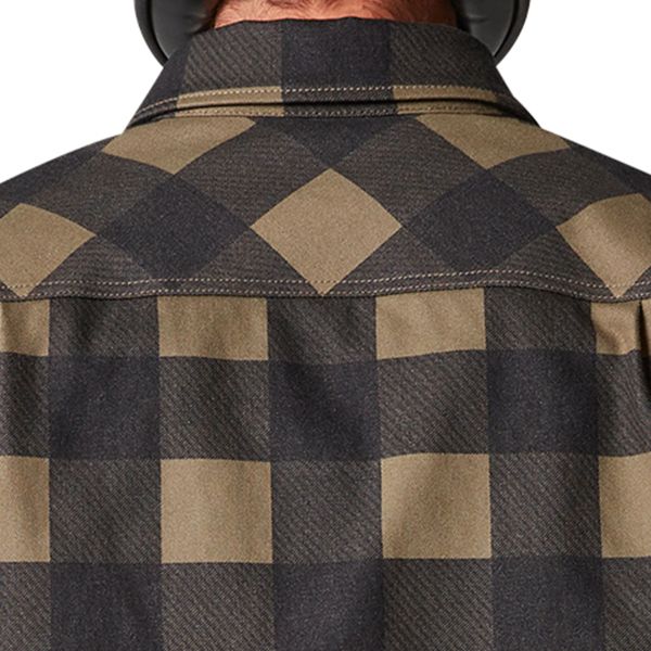 Belstaff Hemd Mansion Olive Black