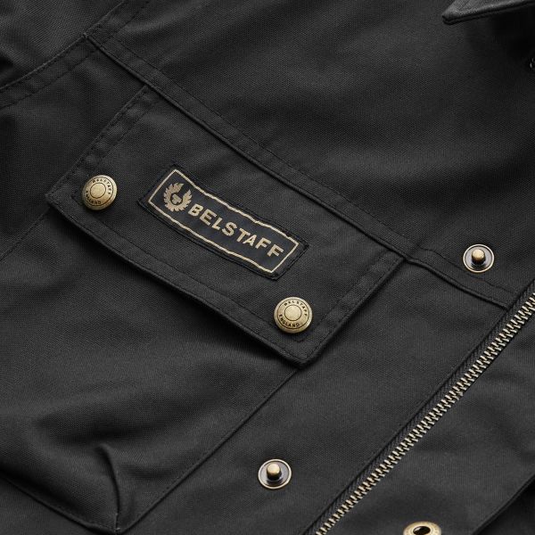 Belstaff Hemd Mansion Olive Black