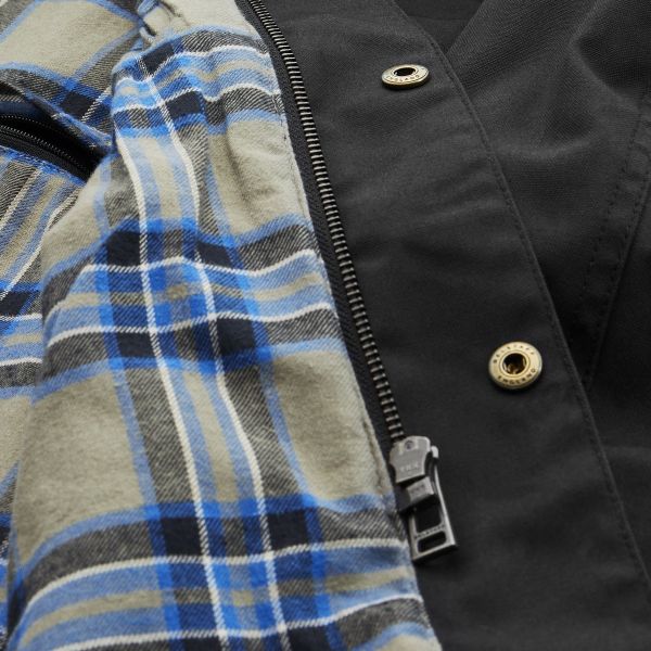 Belstaff Hemd Mansion Olive Black