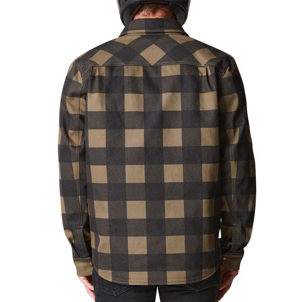 Belstaff Hemd Mansion Olive Black