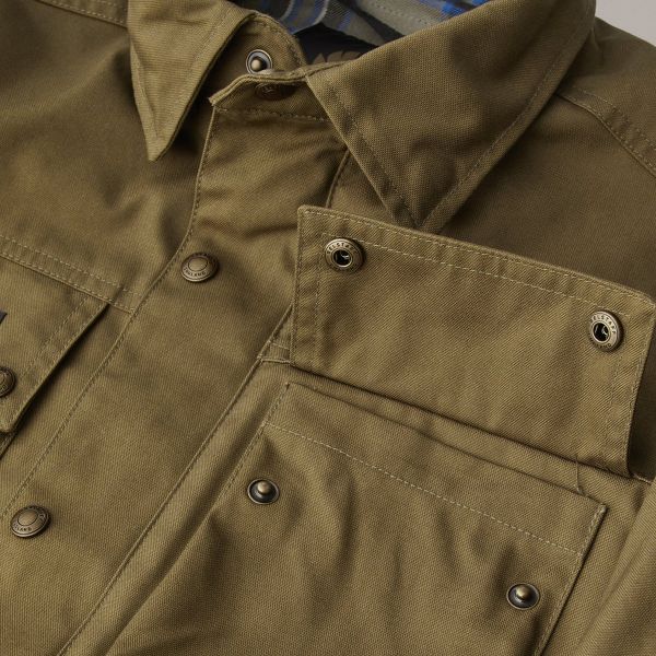 Belstaff Hemd Mansion Olive