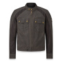 Motorradjacke Belstaff Temple Coton Wax Mahogany