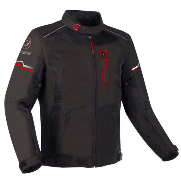 Motorradjacke Bering Astro Black Red