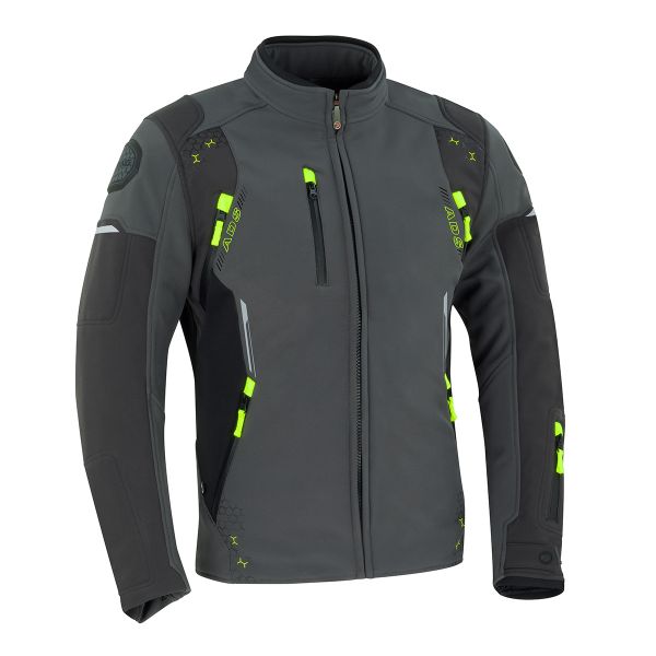 Motorradjacke Bering Diskor Grey Fluo Motorradjacke Bering Diskor Grey Fluo