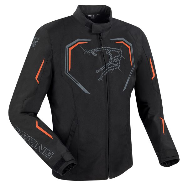 Motorradjacke Bering Dundy Black Orange Motorradjacke Bering Dundy Black Orange