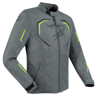 Motorradjacke Bering Dundy Grey Fluo