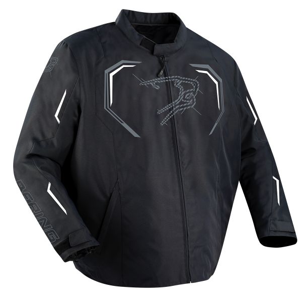 Motorradjacke Bering Dundy KS Black White