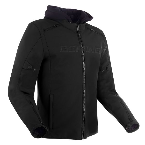 Motorradjacke Bering Elite Black Black