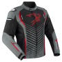 Motorradjacke Bering Gang Black Grey Red