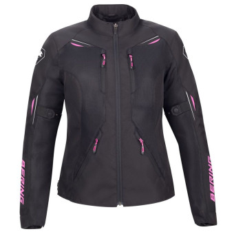 Motorradjacke Bering Lady Brazilia 3 in 1 Black Fuschia