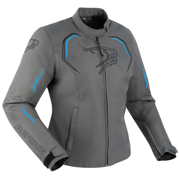 Motorradjacke Bering Lady Dundy Grey Blue