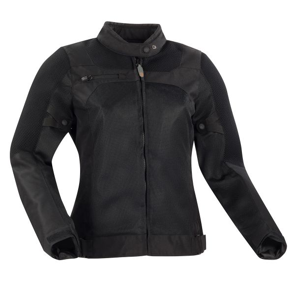 Motorradjacke Bering Lady Malibu Black Grey