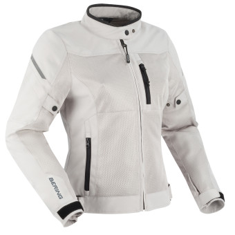 Motorradjacke Bering Lady Ozone Silver Motorradjacke Bering Lady Ozone Silver