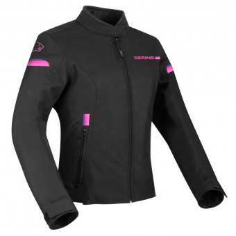 Motorradjacke Bering Lady Riva Black Fuchsia