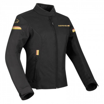 Motorradjacke Bering Lady Riva Black Gold