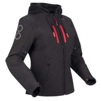 Motorradjacke Bering Lady Rotor Black