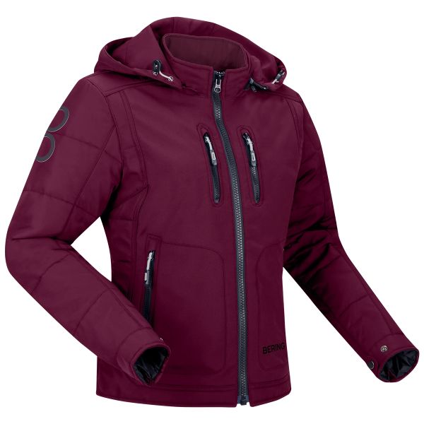 Motorradjacke Bering Lady Scoop Bordeaux