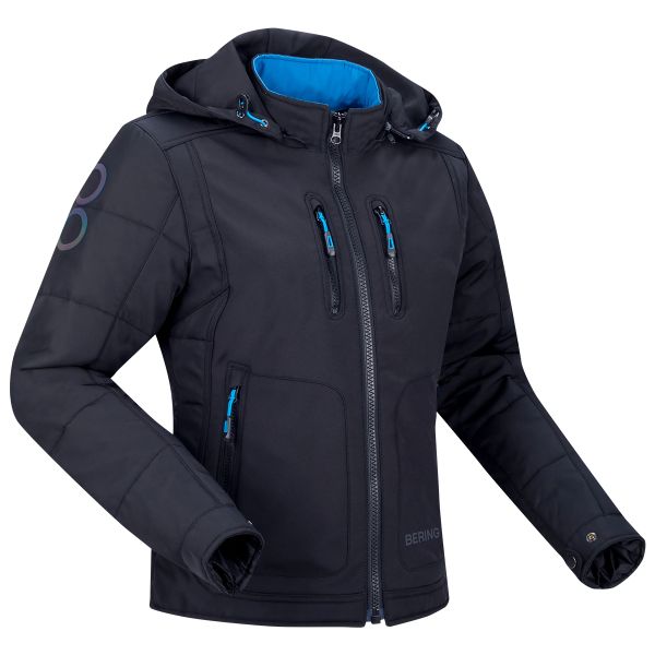 Motorradjacke Bering Lady Scoop Schwarz