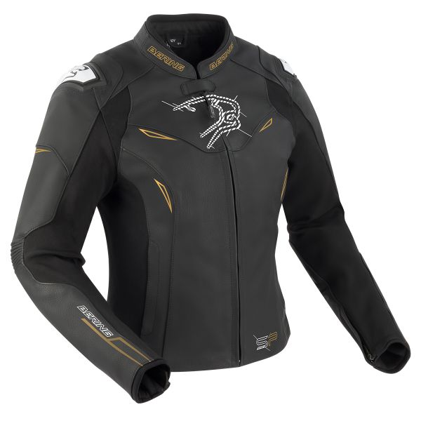 Motorradjacke Bering Lady Snap Black Gold