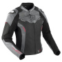 Motorradjacke Bering Lady Snap Black Grey Red