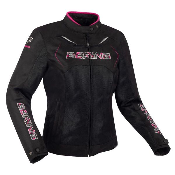 Motorradjacke Bering Lady Volga Black Fuchsia Motorradjacke Bering Lady Volga Black Fuchsia