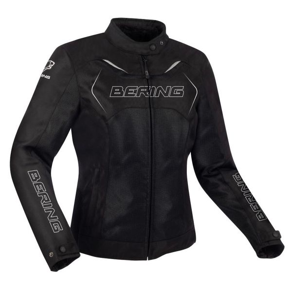 Motorradjacke Bering Lady Volga Black White