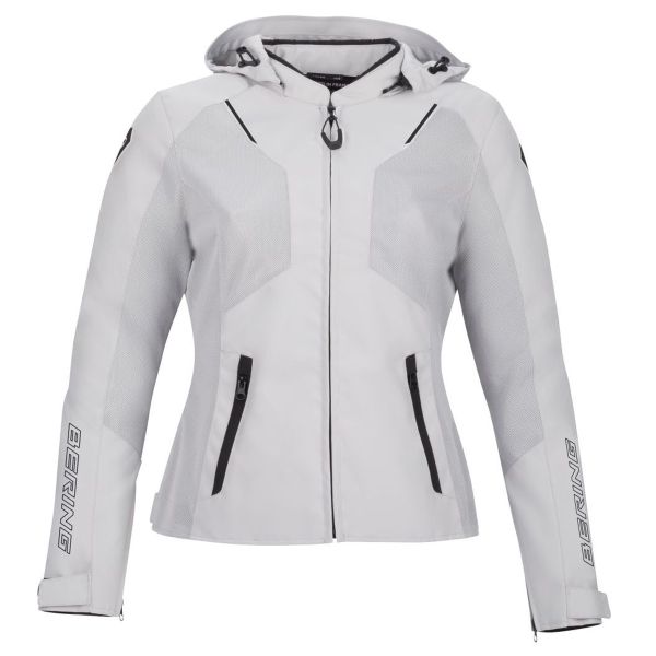 Motorradjacke Bering Lady Wing Light Grey