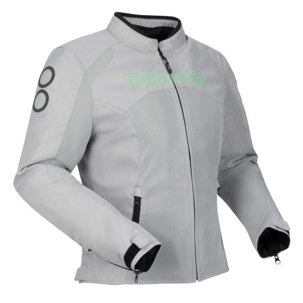 Motorradjacke Bering Lady Zao Grey Green Motorradjacke Bering Lady Zao Grey Green
