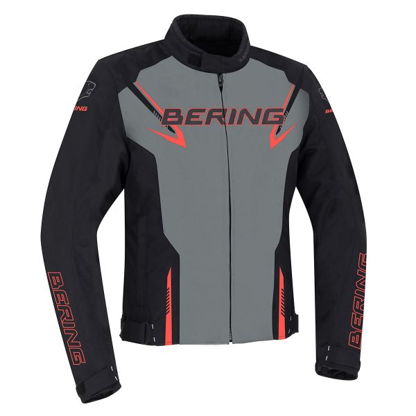 Motorradjacke Bering Maceo Black Grey Red Motorradjacke Bering Maceo Black Grey Red