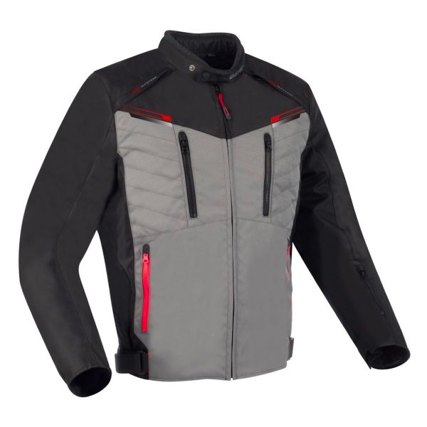 Motorradjacke Bering Otago Black Grey