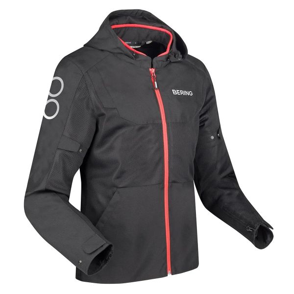 Motorradjacke Bering Profil Black Red Motorradjacke Bering Profil Black Red