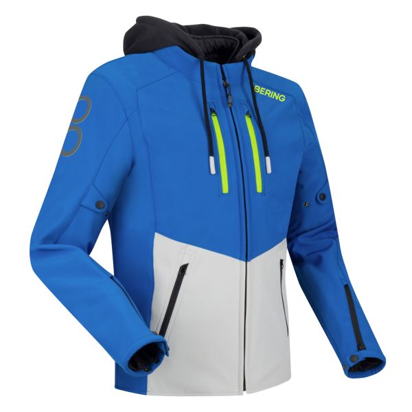 Motorradjacke Bering Rotor Blue Light Grey Motorradjacke Bering Rotor Blue Light Grey
