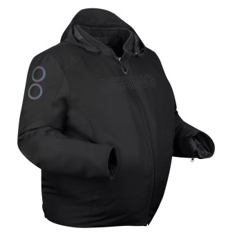 Motorradjacke Bering Warwick King Size Black