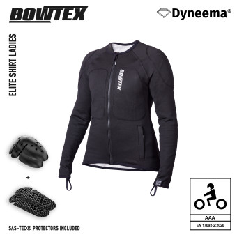 Motorradjacke Bowtex Elite Shirt Ladies V2 Black