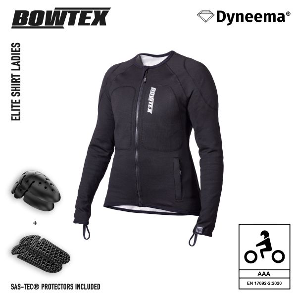 Motorradjacke Bowtex Elite Shirt Ladies V2 Black