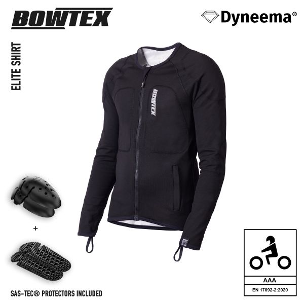 Motorradjacke Bowtex Elite Shirt V2 Black