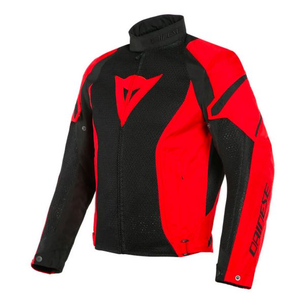 Motorradjacke Dainese Air Crono 2 Black Lava Red